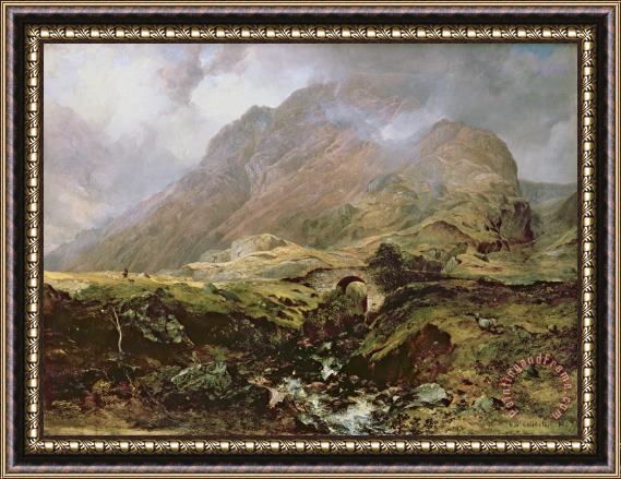 Horatio McCulloch Glencoe Framed Painting