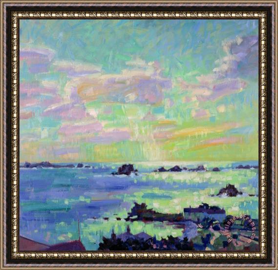 Hugo Grenville ay Late Afternoon Framed Painting