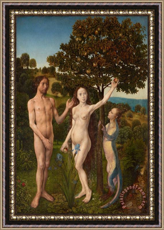 Hugo van der Goes The Fall of Man And The Lamentation Framed Painting