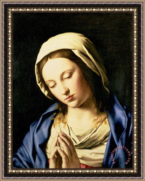 Il Sassoferrato Madonna at Prayer Framed Print
