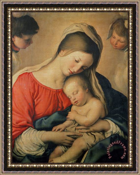 Il Sassoferrato The Sleeping Christ Child Framed Print