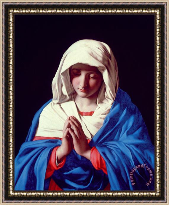 Il Sassoferrato The Virgin in Prayer Framed Print