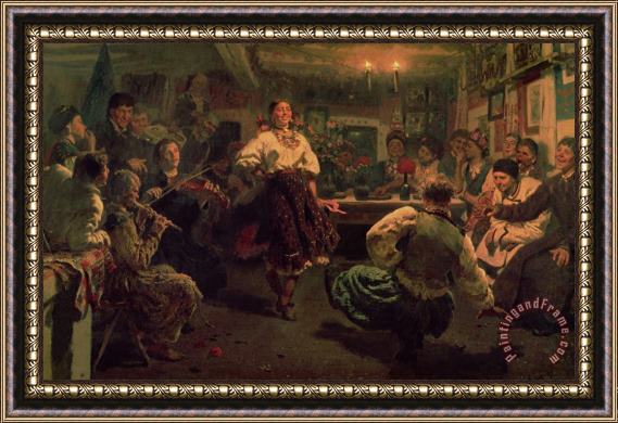 Ilya Efimovich Repin Country Festival Framed Print