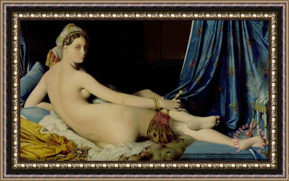 Ingres The Grande Odalisque Framed Painting