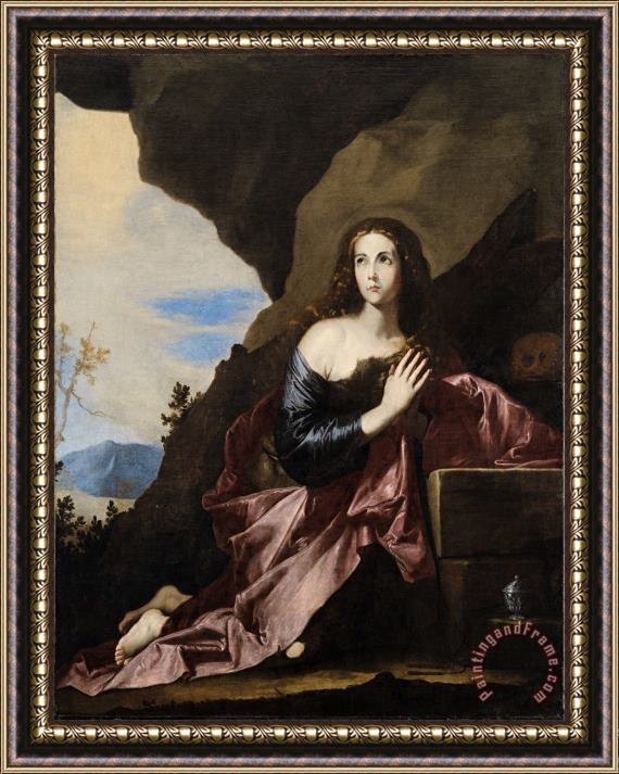 Italian Mary Magdalene Penitent Framed Painting