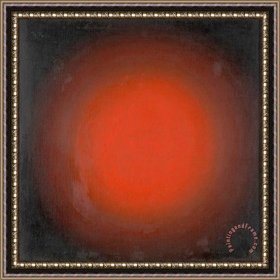 Ivan Klyun Red Light Spherical Composition Framed Print