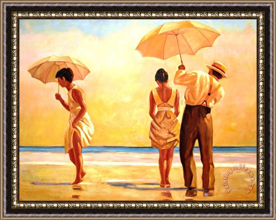 Jack Vettriano Mad Dogs Framed Painting