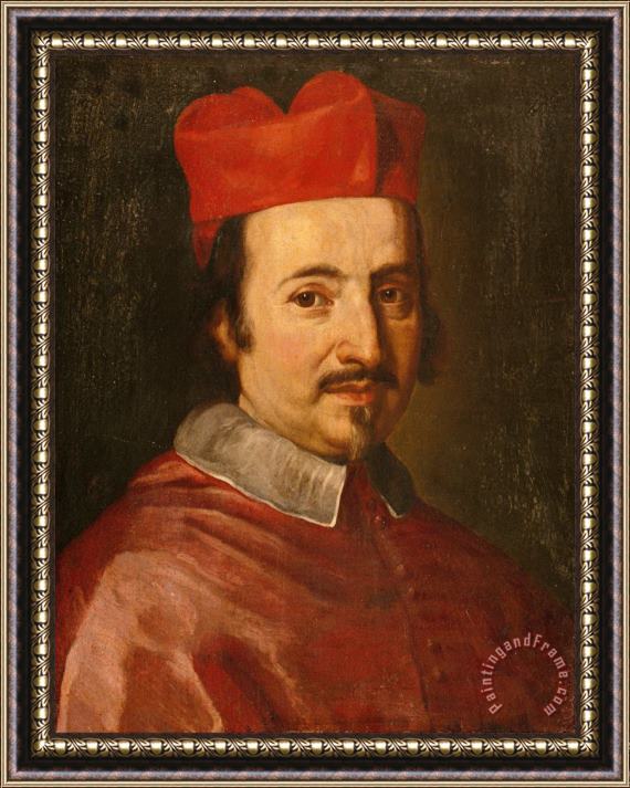 Jakob-Ferdinand Voet Portrait of Cardinal Federico Ubaldo Baldeschi Colonna (1624 1691) Framed Painting