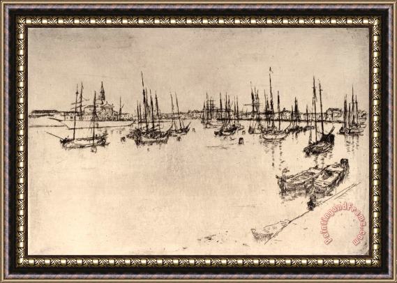 James Abbott McNeill Whistler San Giorgio Framed Painting