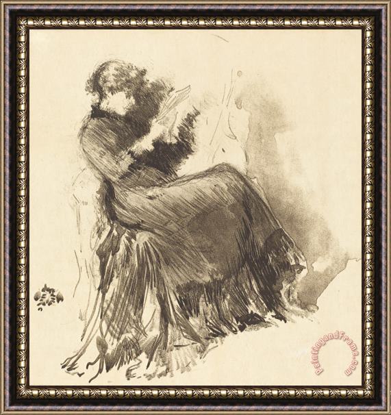 James Abbott McNeill Whistler Study Framed Print