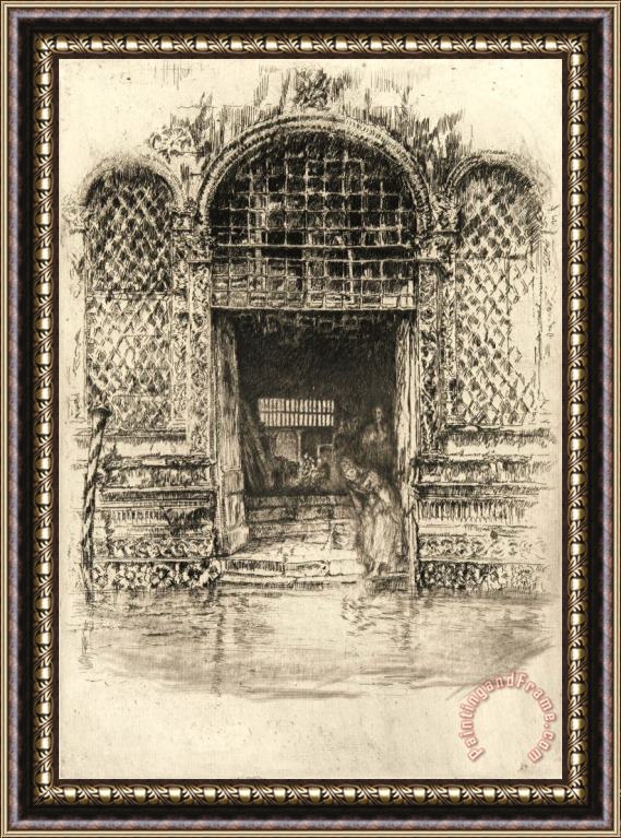 James Abbott McNeill Whistler The Doorway Framed Print