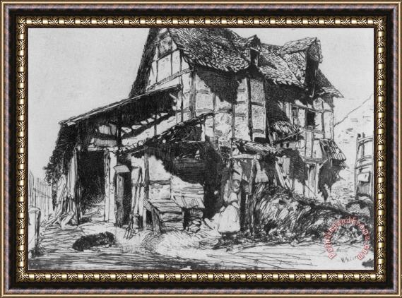 James Abbott McNeill Whistler The Unsafe Tenement Framed Painting