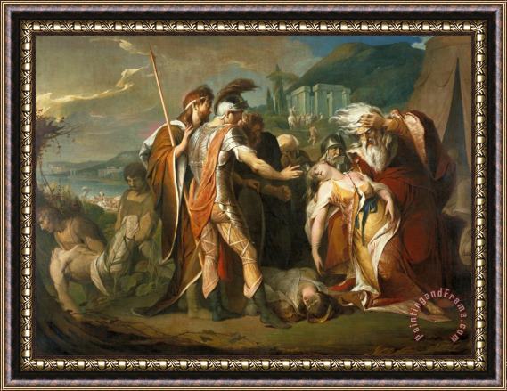 James Barry King Lear Weeping Over The Dead Body of Cordelia Framed Print