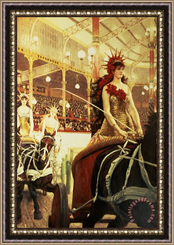 James Jacques Joseph Tissot The Ladies of The Cars Framed Print
