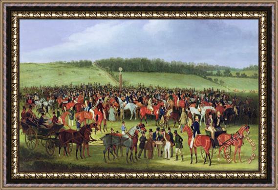 James Pollard Epsom Races - The Betting Post Framed Painting