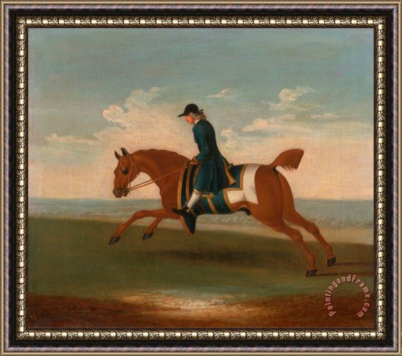James Seymour One of Four Portraits of Horses 2 Framed Painting
