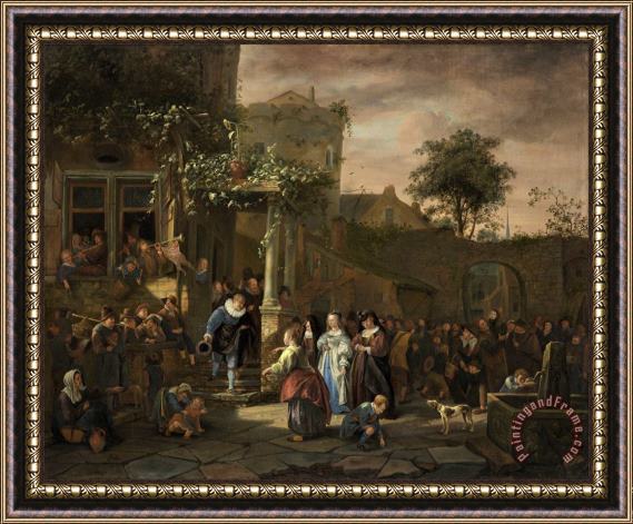 Jan Havicksz Steen The Village Wedding Framed Painting
