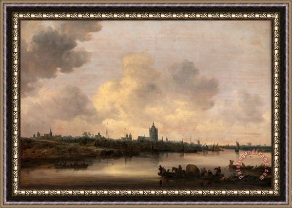 Jan Josefsz van Goyen View of The City of Arnhem Framed Print
