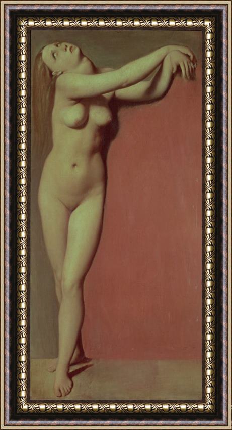 Jean Auguste Dominique Ingres Angelique Framed Painting