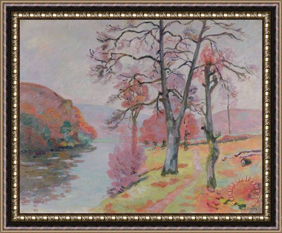 Jean Baptiste Armand Guillaumin Crozant Brittany Framed Painting
