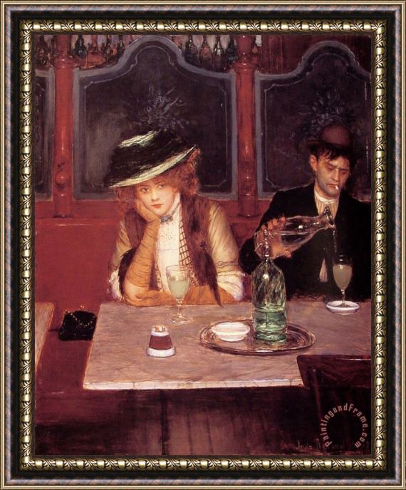 Jean Beraud The Drinkers Framed Painting