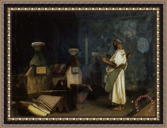 Jean Leon Gerome Prayer at The Sultans Toumb Framed Print