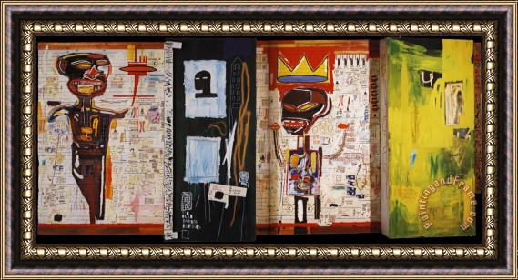 Jean-michel Basquiat Grillo Framed Print