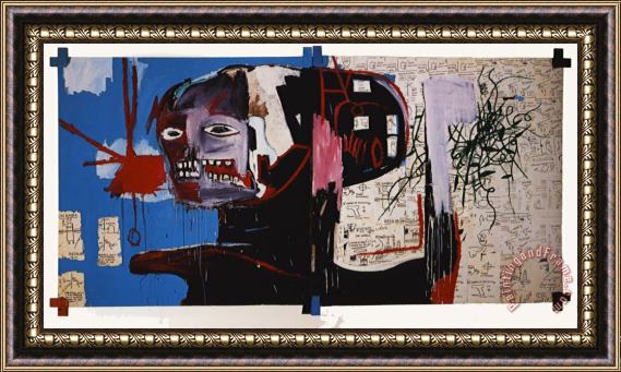 Jean-michel Basquiat La Colomba Framed Print