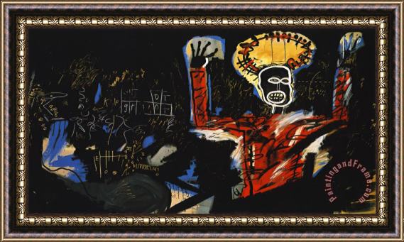Jean-michel Basquiat Profit I Framed Painting