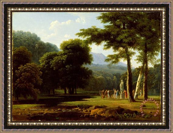 Jean Victor Bertin Landscape Framed Print