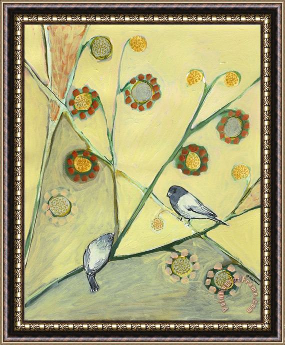 Jennifer Lommers Waiting for the Dance of Spring Framed Painting