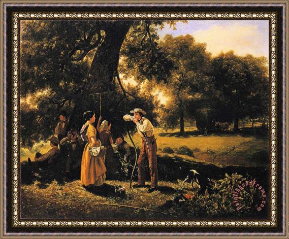 Jerome B. Thompson Noonday in The Summer Framed Print