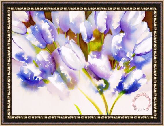 Jerome Lawrence Tulips are People III Framed Print