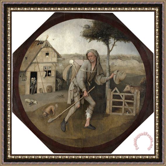 Jheronimus Bosch The Pedlar Framed Painting