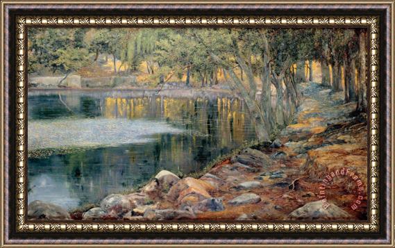 Joaquin Clausell Burgeoning Springs in Autumn Framed Print