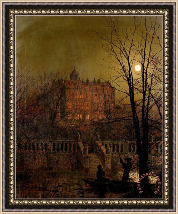 John Atkinson Grimshaw Under The Moonbeams 1882 Framed Print