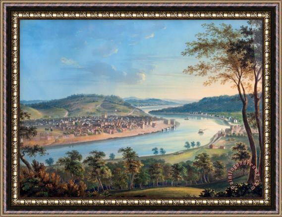 John Caspar Wild View of Cincinnati From Covington Framed Print