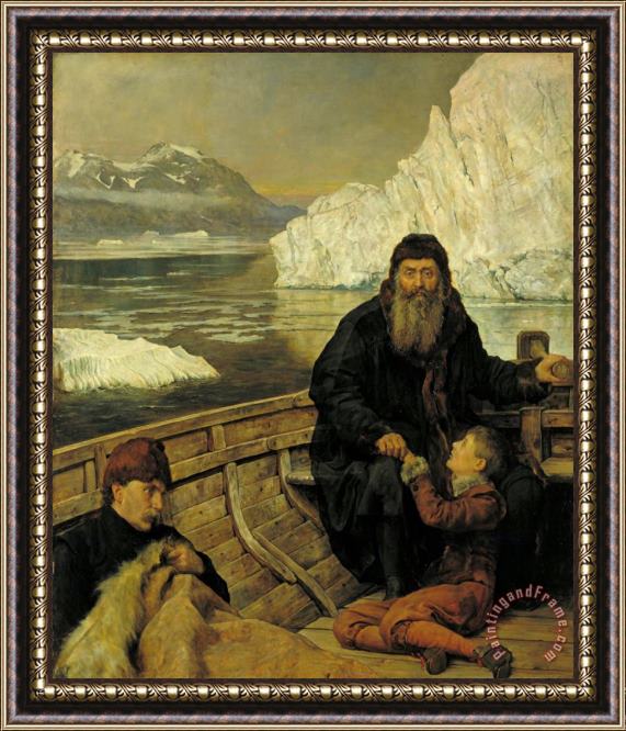 John Collier The Last Voyage of Henry Hudson Framed Print