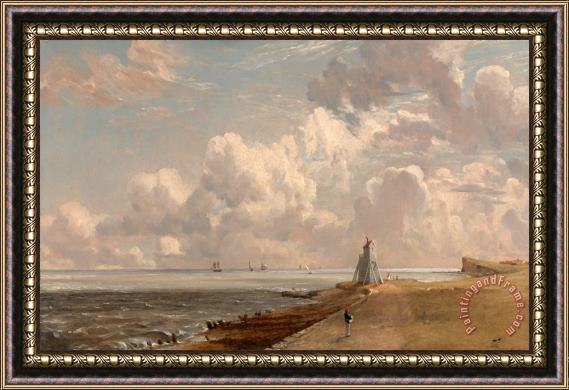 John Constable Harwich The Low Lighthouse And Beacon Hill Framed Painting