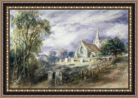 John Constable Stoke Poges Church Framed Print