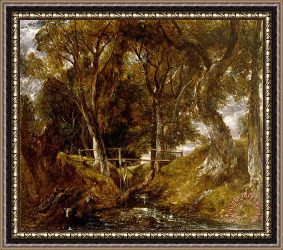John Constable The Dell at Helmingham Park Framed Painting