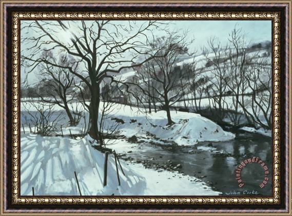 John Cooke Winter River Framed Print