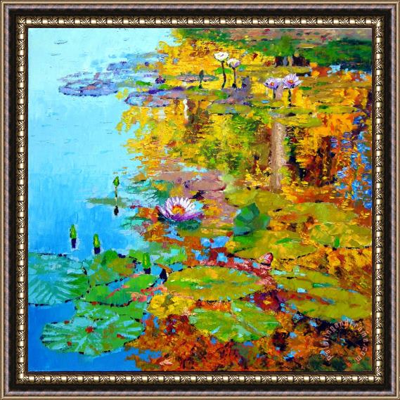 John Lautermilch Aglow With Fall Framed Print