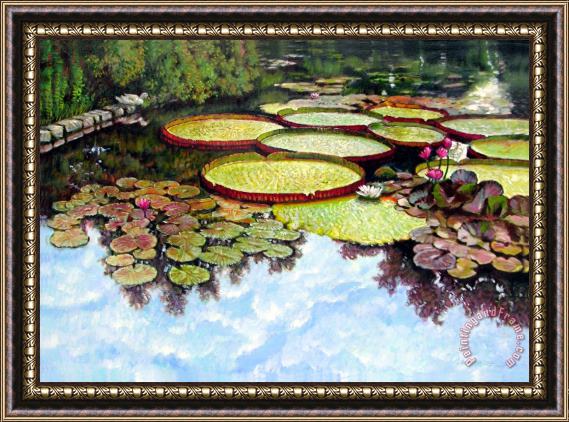 John Lautermilch Peaceful Refuge Framed Painting