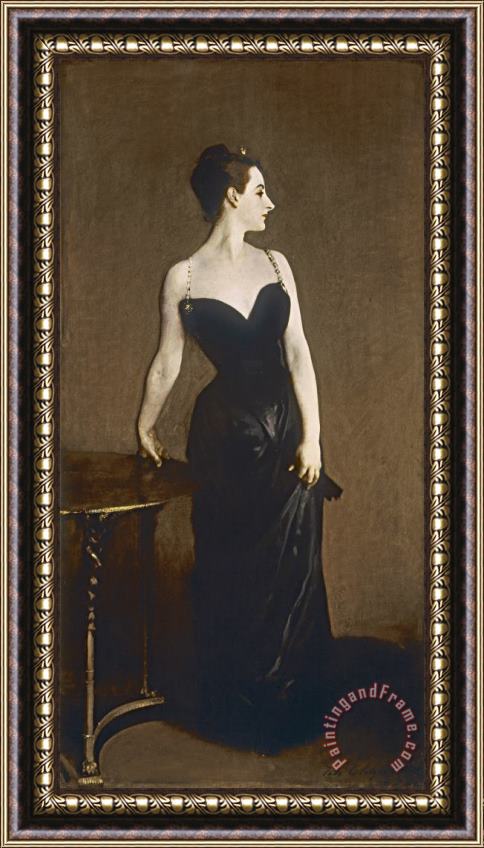 John Singer Sargent Portrait Of Madame Gautreau Framed Print