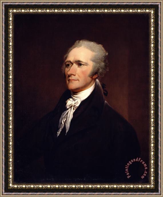 John Trumbull Alexander Hamilton 2 Framed Painting