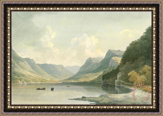 John Warwick Smith Ullswater, Looking Toward Patterdale Framed Painting
