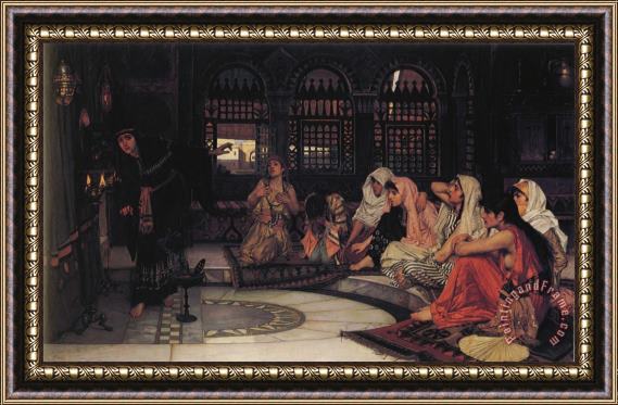 John William Waterhouse Consulting The Oracle Framed Print