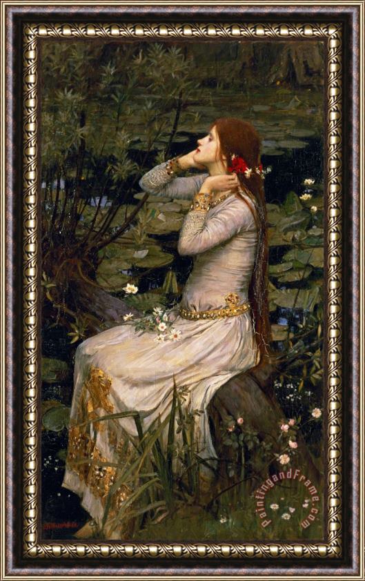 John William Waterhouse Ophelia Framed Painting