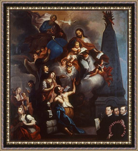 Jose de Alcibar The Ministry of Saint Joseph Framed Print